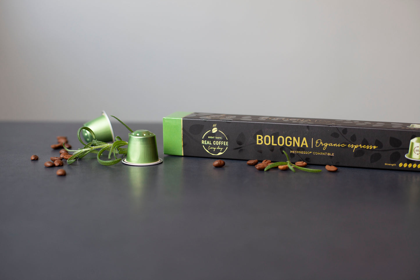 Real Coffee – Organic Bologna Nespresso® Compatible Coffee Capsules