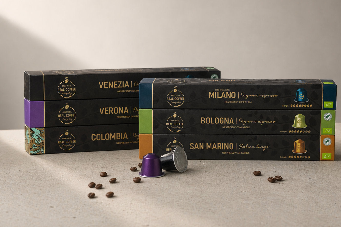 Tasting Box with Capsules for Nespresso® Original