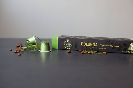 Real Coffee – Organic Bologna Nespresso® Compatible Coffee Capsules