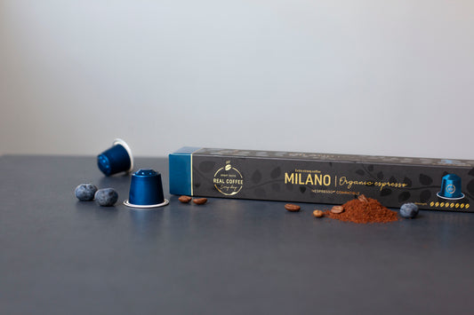 Real Coffee – Organic Milano Nespresso® Compatible Coffee Capsules