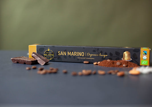 Real Coffee – Organic San Marino Nespresso® Compatible Coffee Capsules