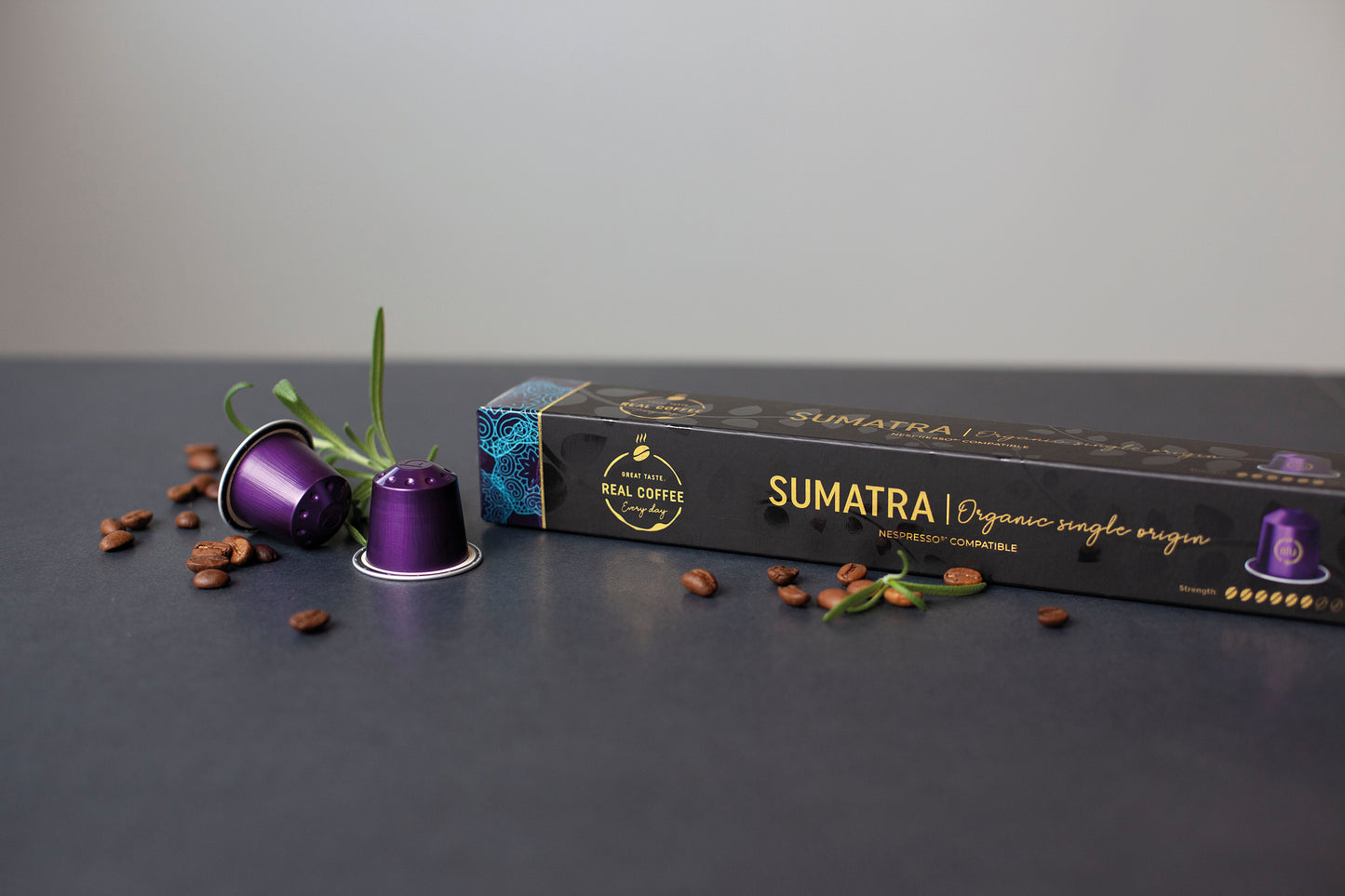 Real Coffee – Organic Sumatra Nespresso® Compatible Coffee Capsules
